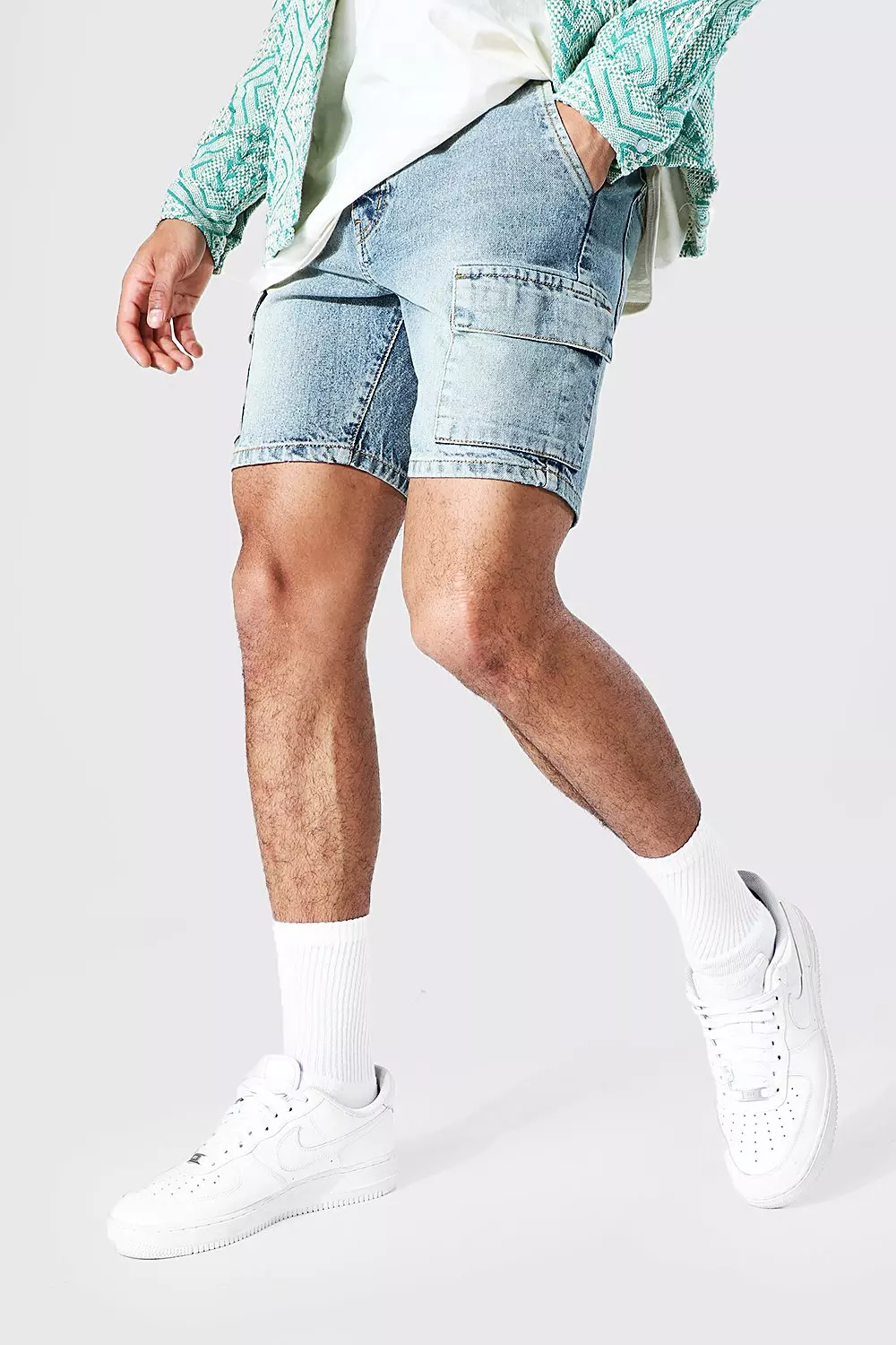 【THE MOZZ】Moss Denim Bizo Shorts Men's Throwbacks Jorts – Mugsy